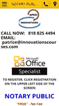 Mobile Screenshot of innovationscourses.com
